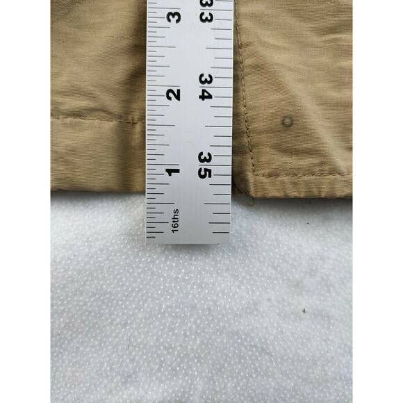 Mens Eddie Bauer Full Zip Long Sleeve Outdoor Jacket Size XL Tan Pockets - Picture 8 of 8